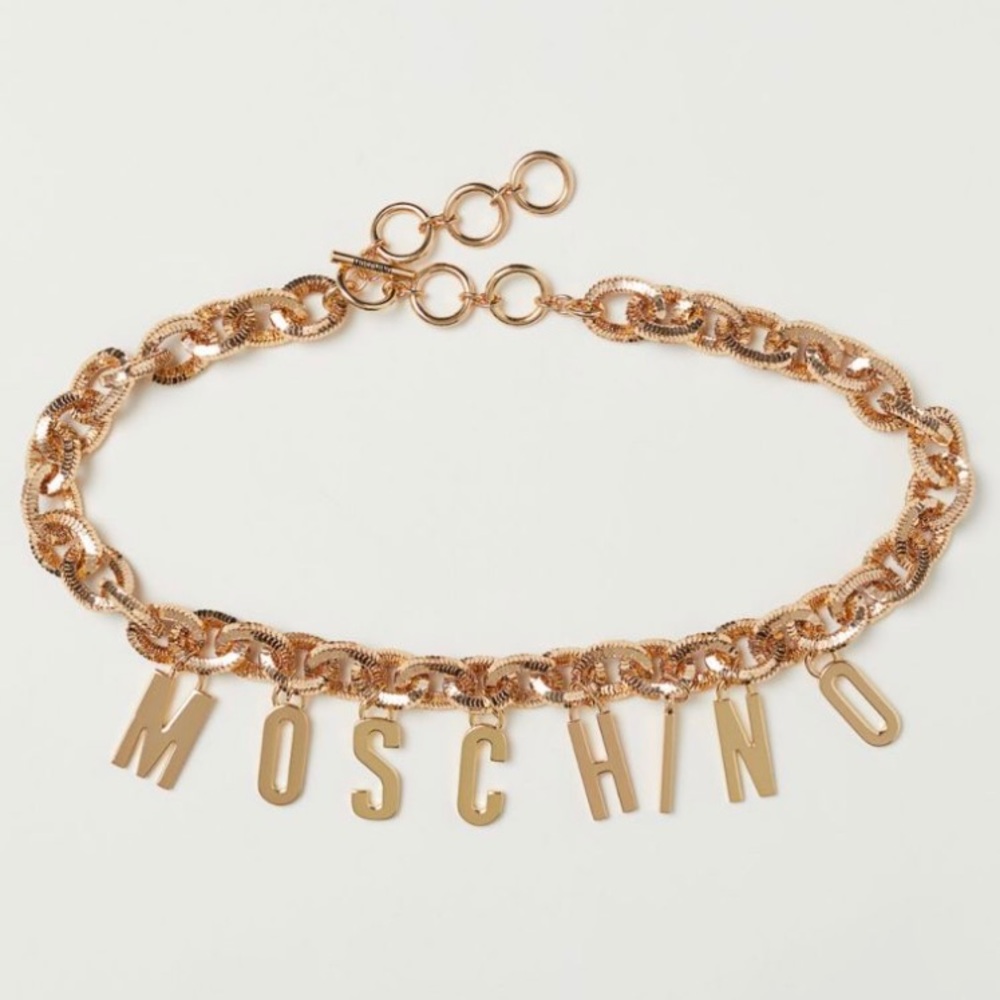 Moschino x H&M Gold Chain Belt Necklace Unisex